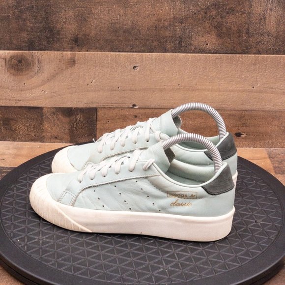 Adidas Retro Sneaker Mint Green/ Blue Size 6 - Picture 5 of 9